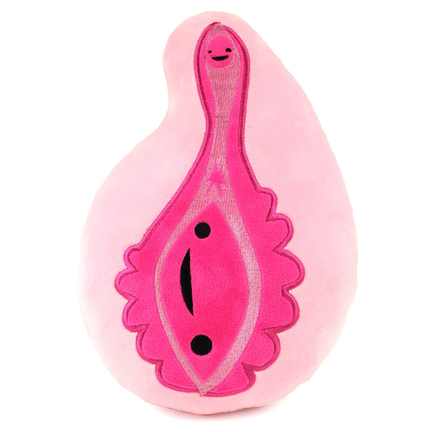 Vulva+Vagina Zip Pouch Plush