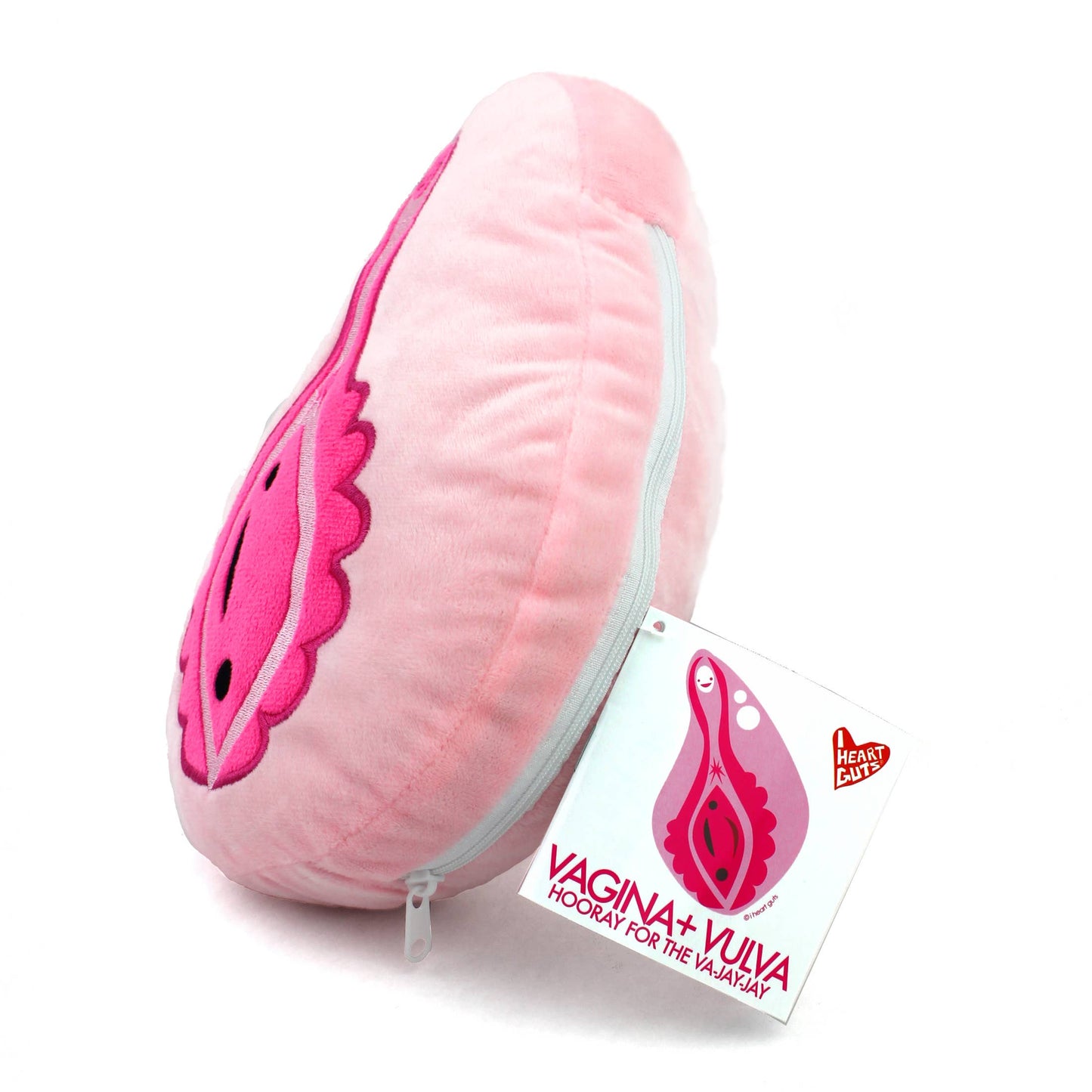 Vulva+Vagina Zip Pouch Plush