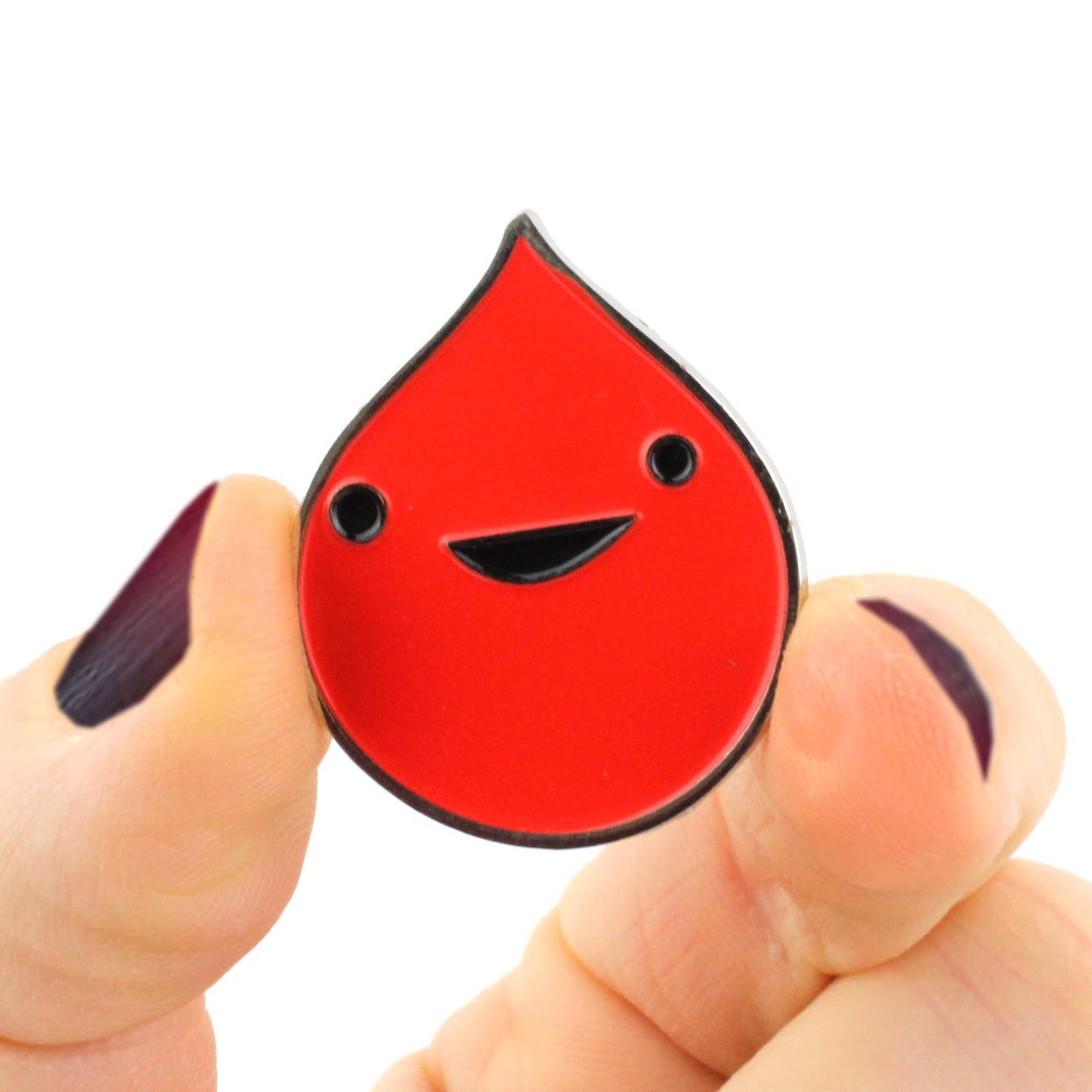 Blood Enamel Lapel Pin - All You Bleed Is Blood