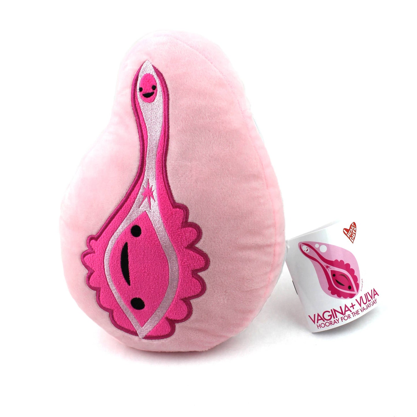 Vulva+Vagina Zip Pouch Plush