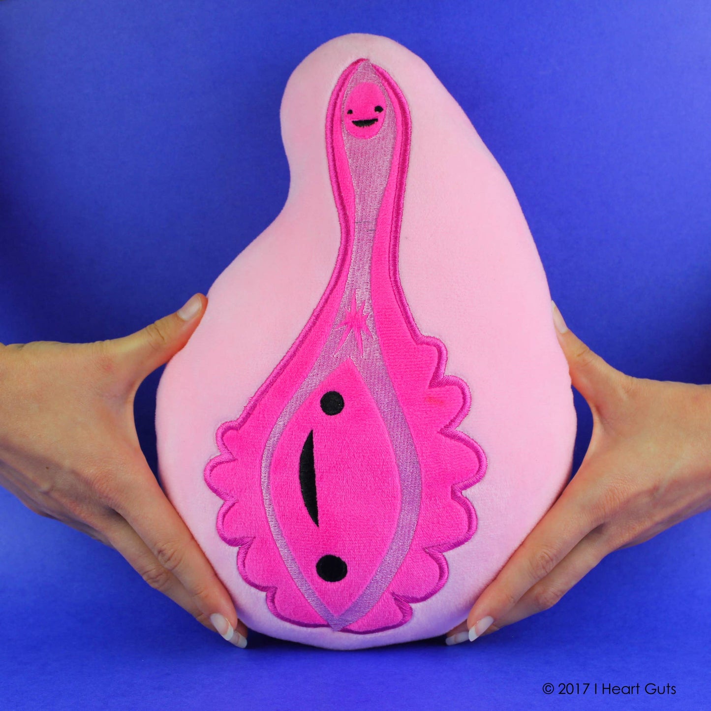 Vulva+Vagina Zip Pouch Plush