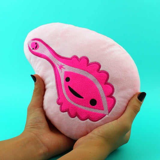 Vulva+Vagina Zip Pouch Plush