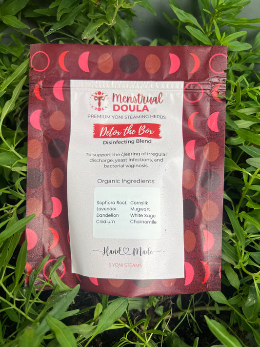 Detox the Box - Premium Organic Yoni Steaming Herbs - 5 Pack