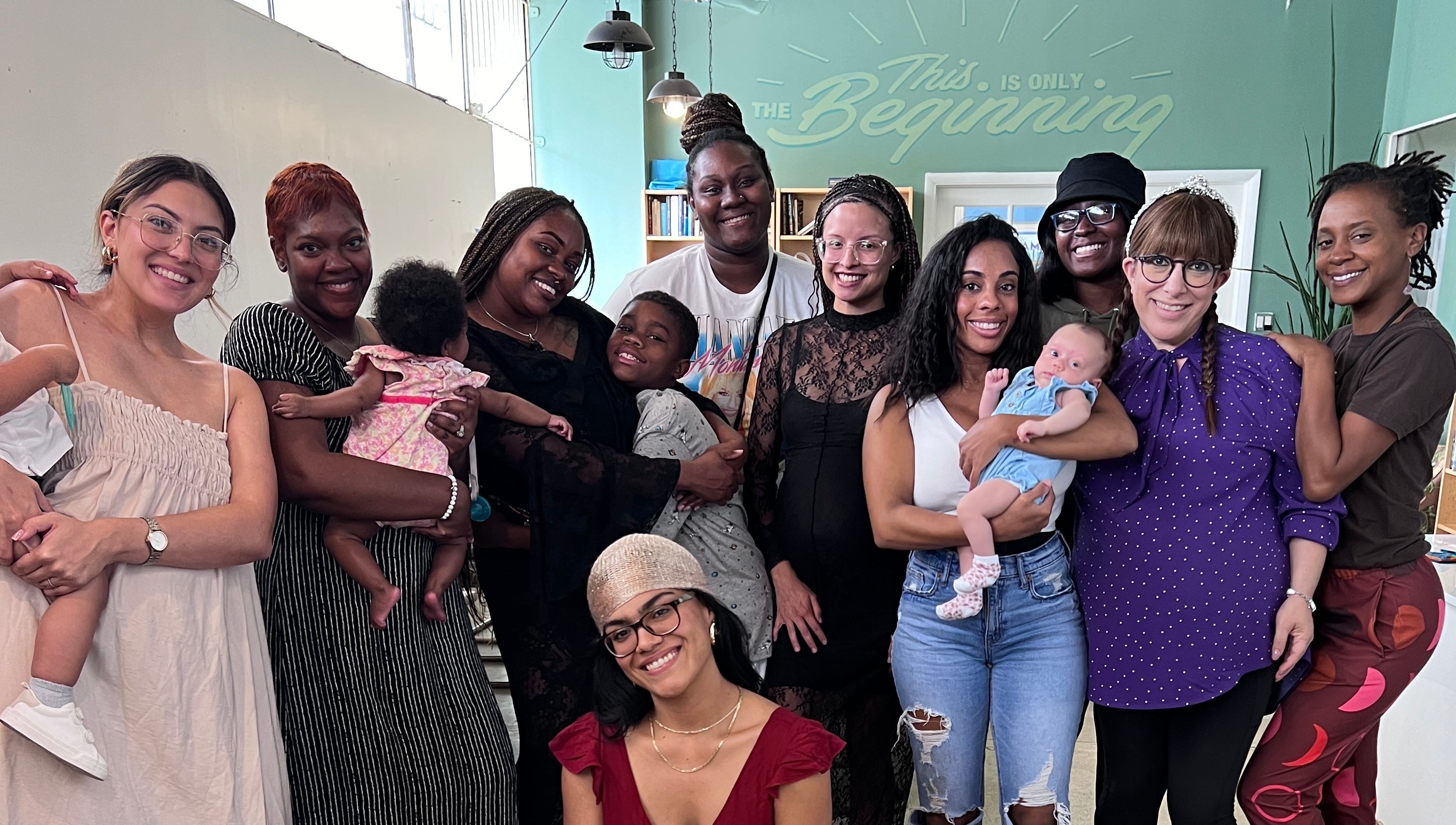 Menstrual Doula trainees and clients with Nicky Dawkins