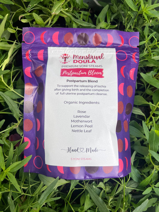 Postpartum Peace - Premium Organic Yoni Steaming Herbs - 5 Pack