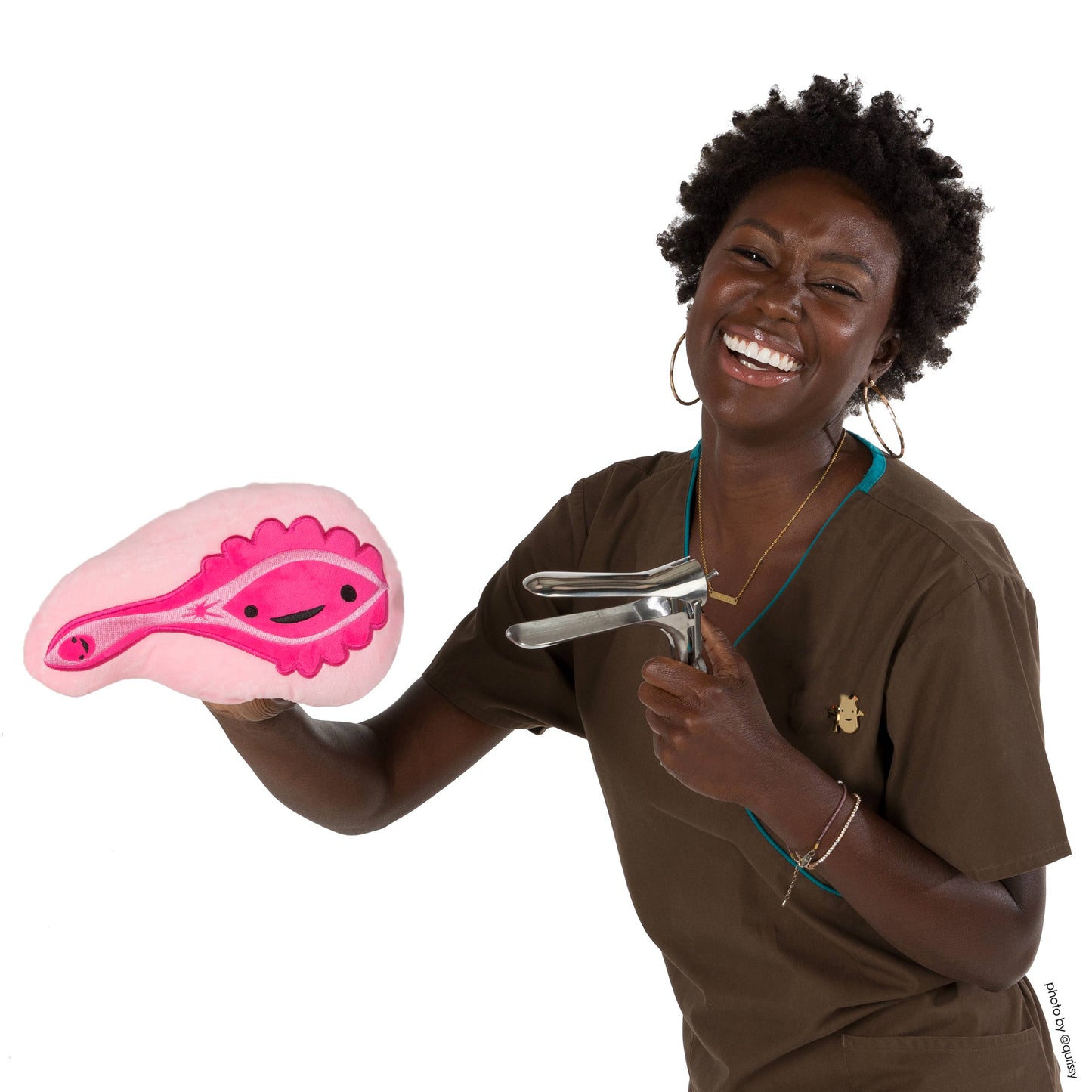 Vulva+Vagina Zip Pouch Plush